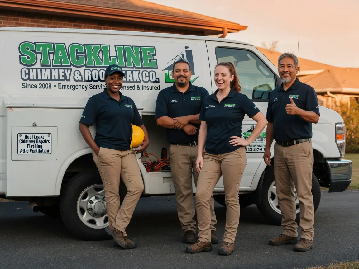 Chimney flashing repair company in Fay, OK